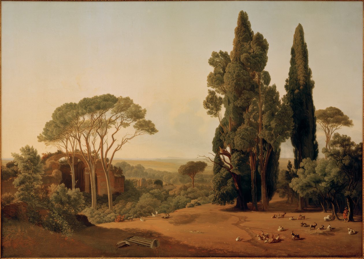 La Villa Adriana en Tívoli de Ernst Christian Frederik Petzholdt