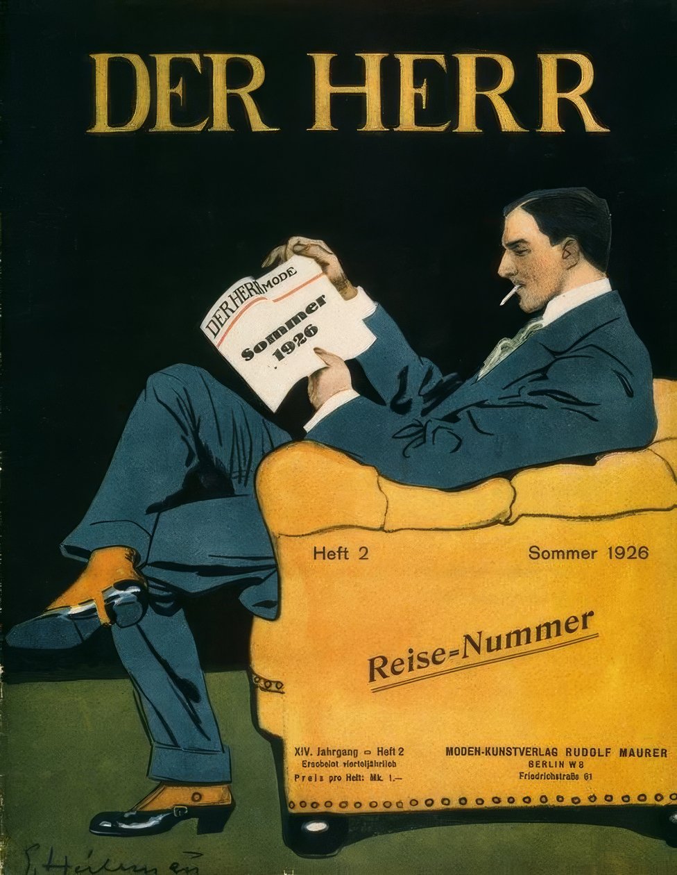 El Señor / Moda Verano 1926 de Ernst Heilemann