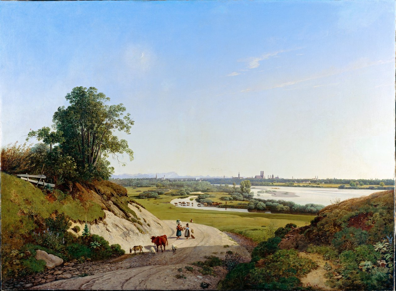 Vista de Múnich desde Oberföhring de Ernst Kaiser