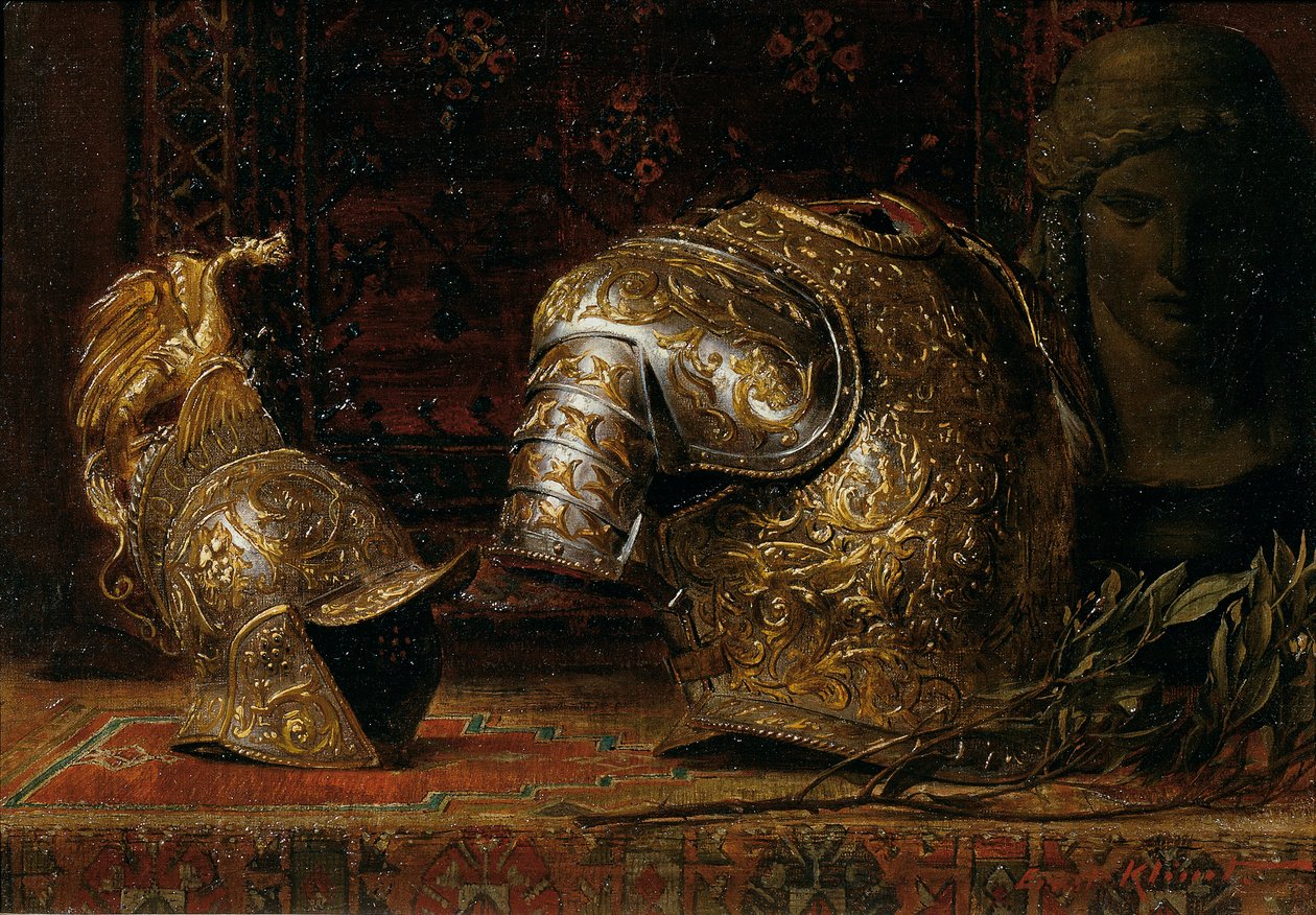 Bodegón con armadura de Ernst Klimt