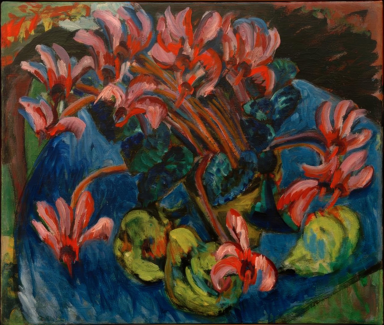 Ciclamen en Navidad de Ernst Ludwig Kirchner