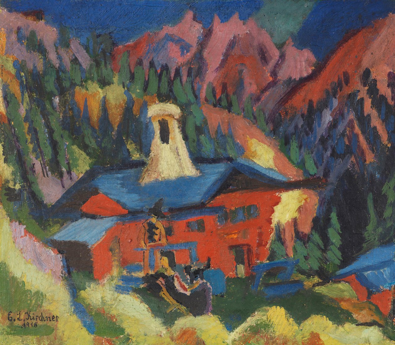 Casa en Stafelalp de Ernst Ludwig Kirchner