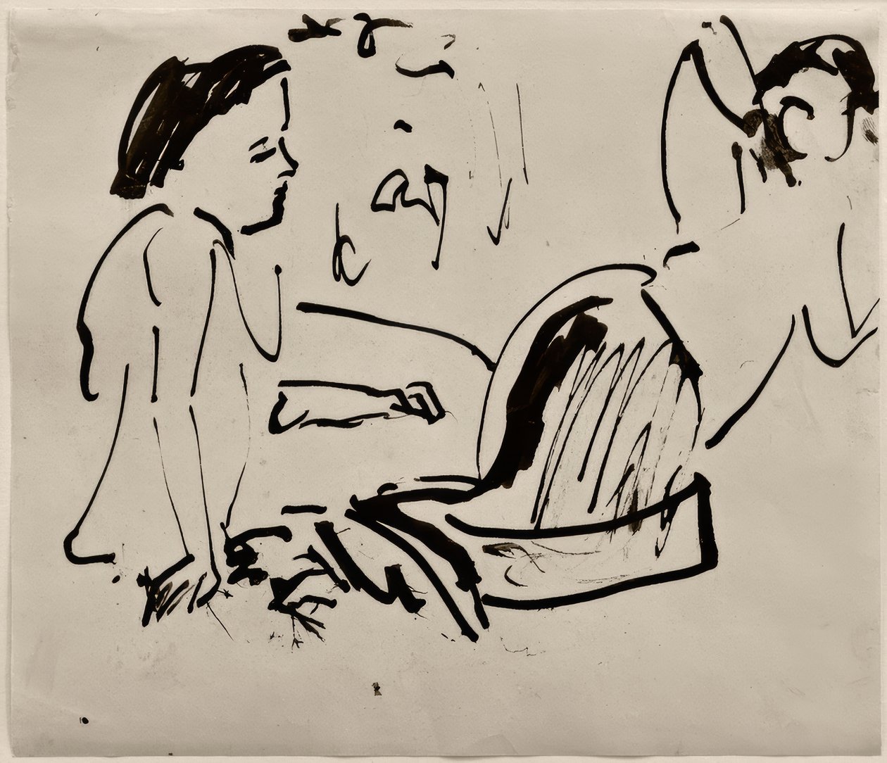 Sin título (Dos mujeres sentadas) de Ernst Ludwig Kirchner