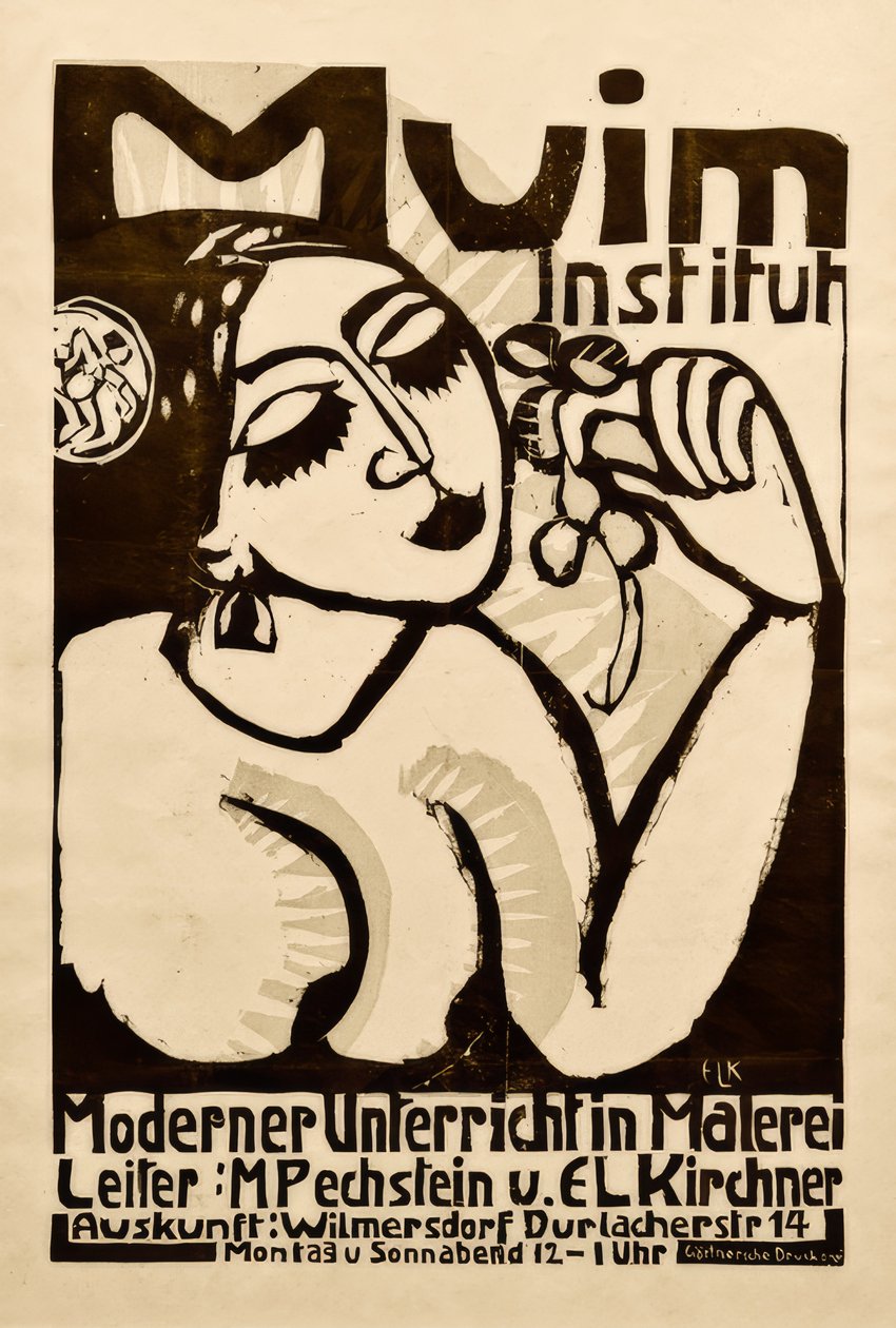 Cartel Instituto Muim de Ernst Ludwig Kirchner