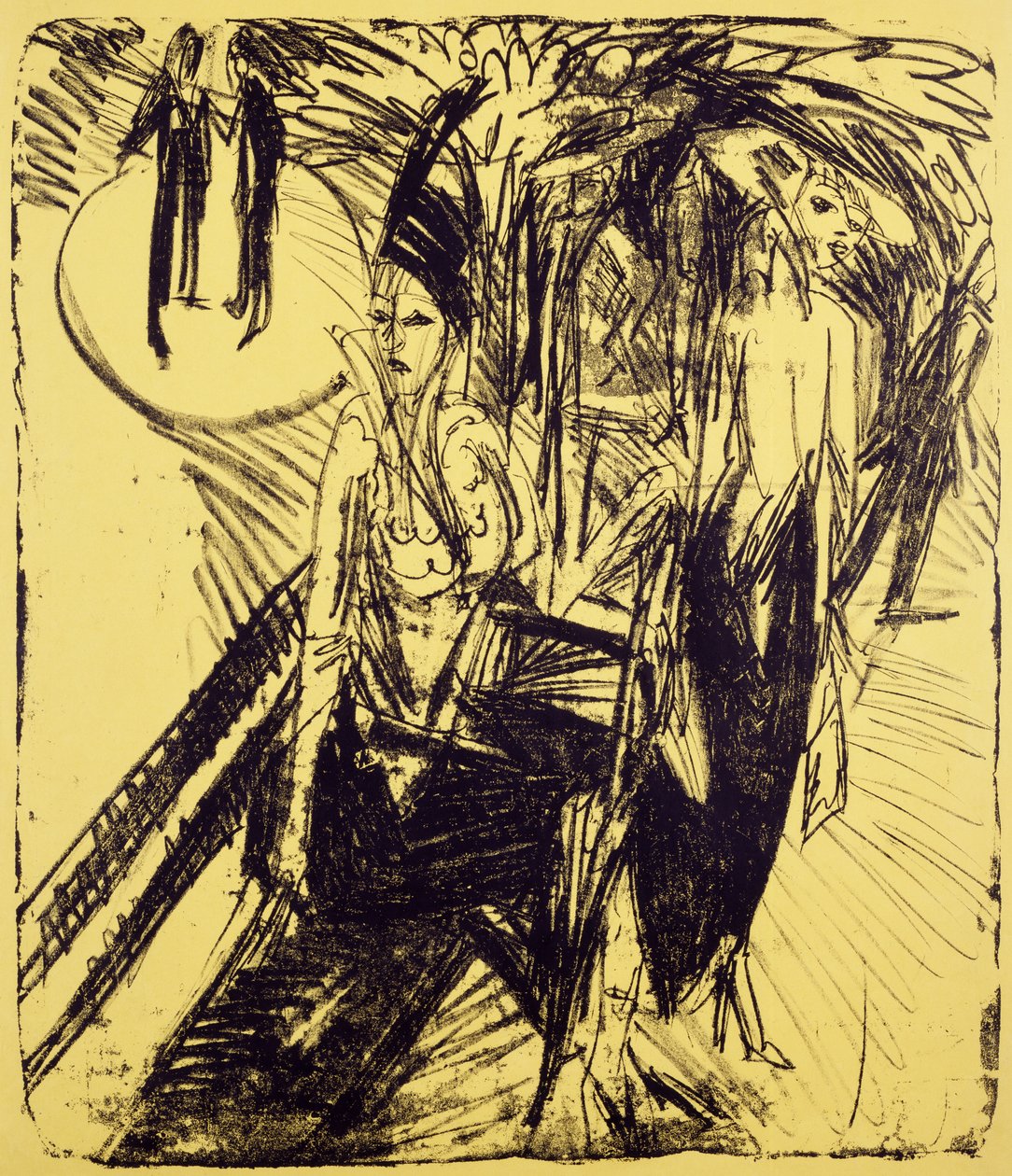 Prostitutas en Kurfürstendamm de Ernst Ludwig Kirchner