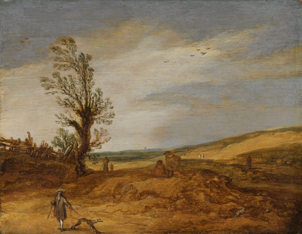 Una vista en las dunas de Esaias van de Velde