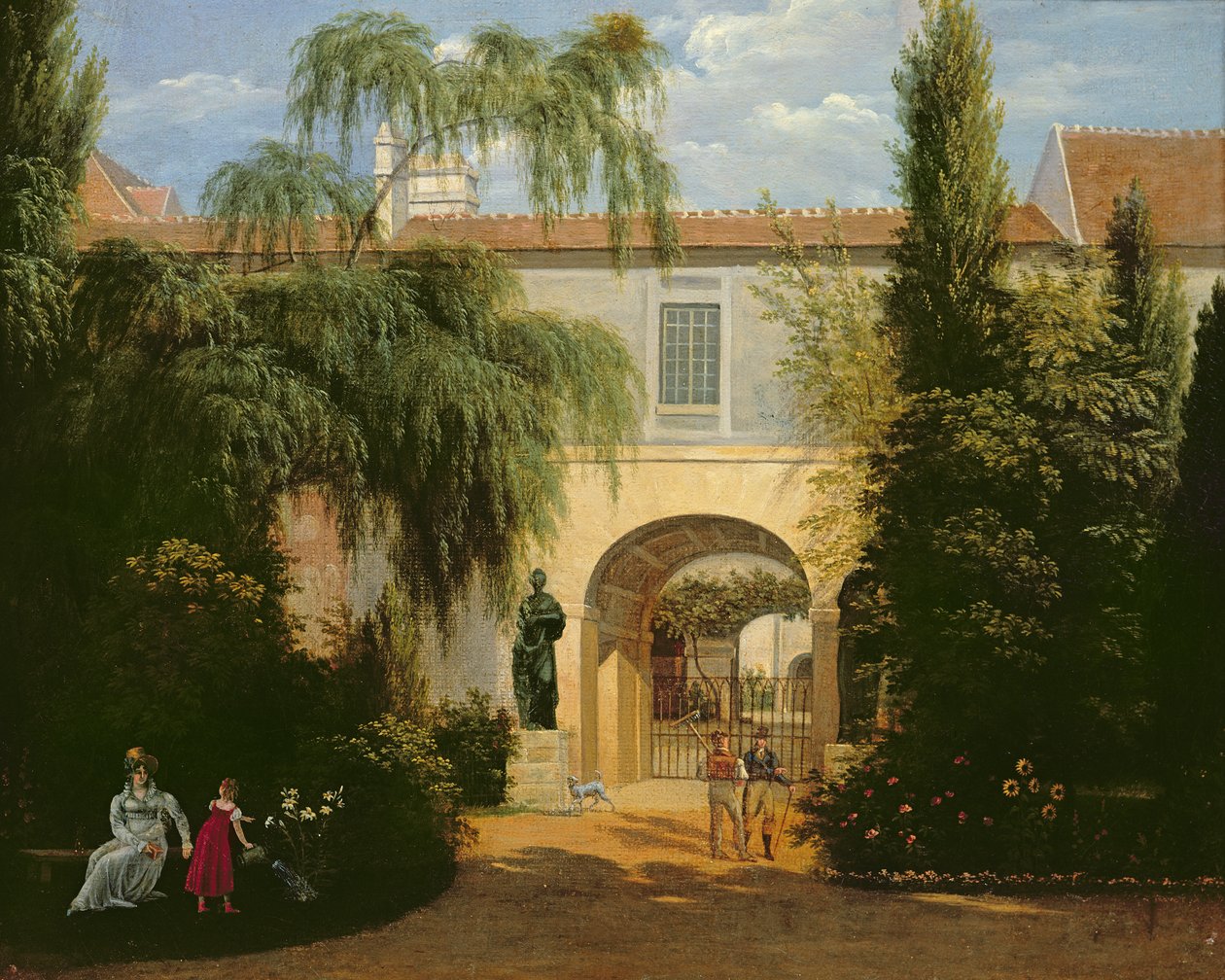 Jardín en un patio de Etienne Bouhot