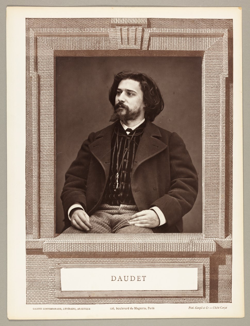 Alphonse Daudet (novelista francés, 1849-1897) de Etienne Carjat