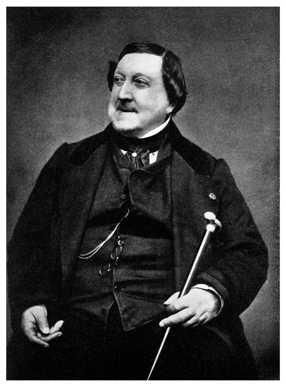 Giaochino Rossini, compositor italiano, siglo XIX 1956 de Etienne Carjat