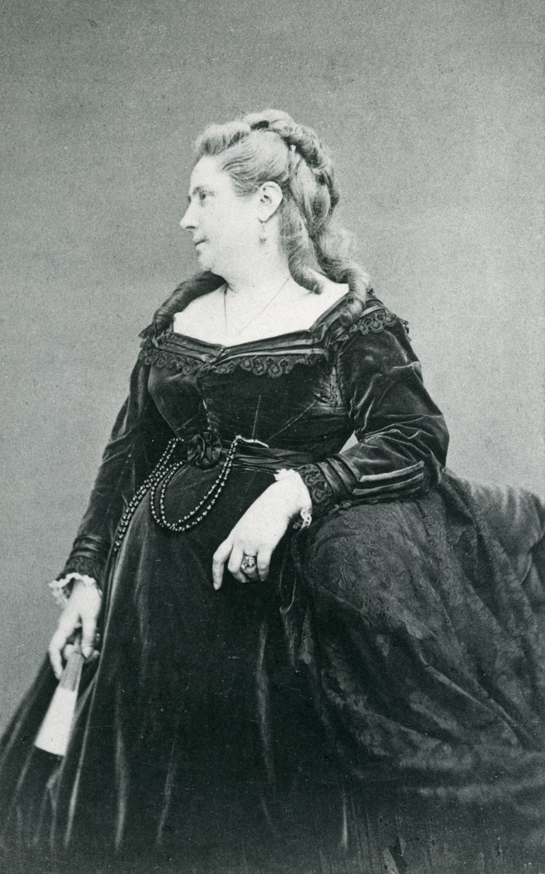 Marie Daubrun (foto en blanco y negro) de Etienne Carjat
