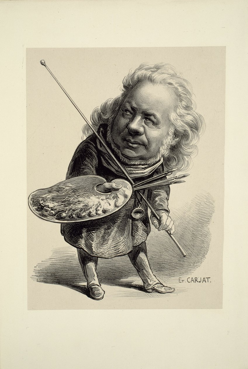 Retrato de Honoré Daumier de Etienne Carjat