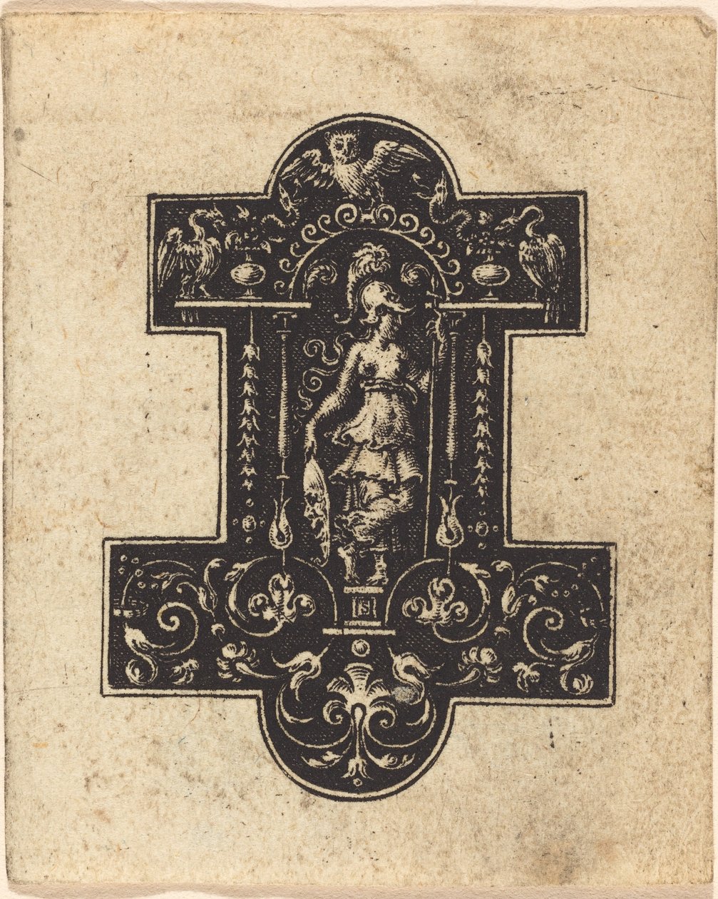 Minerva de pie de Etienne Delaune