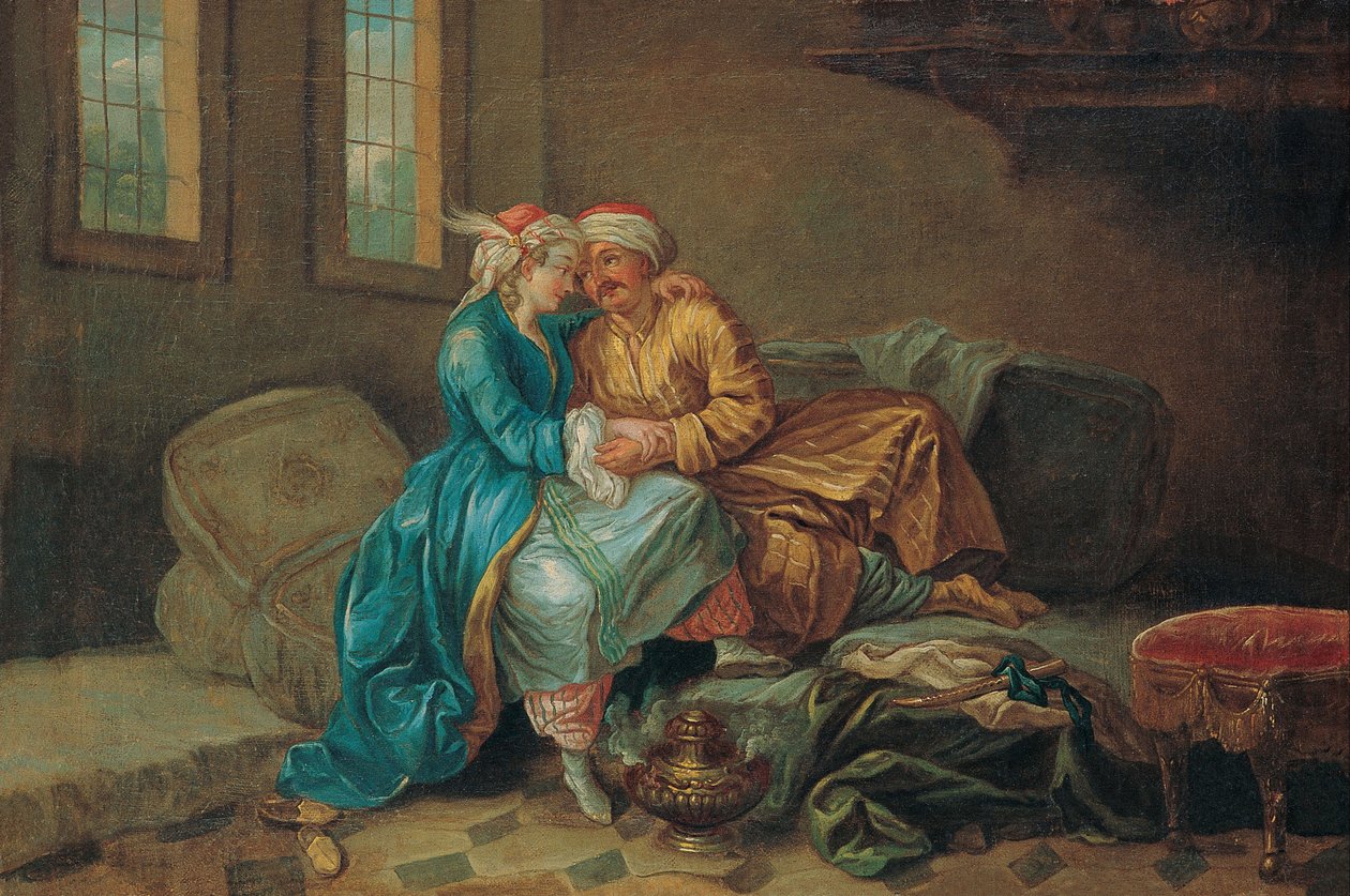 La favorita del sultán, siglo XVIII de Étienne Jeaurat