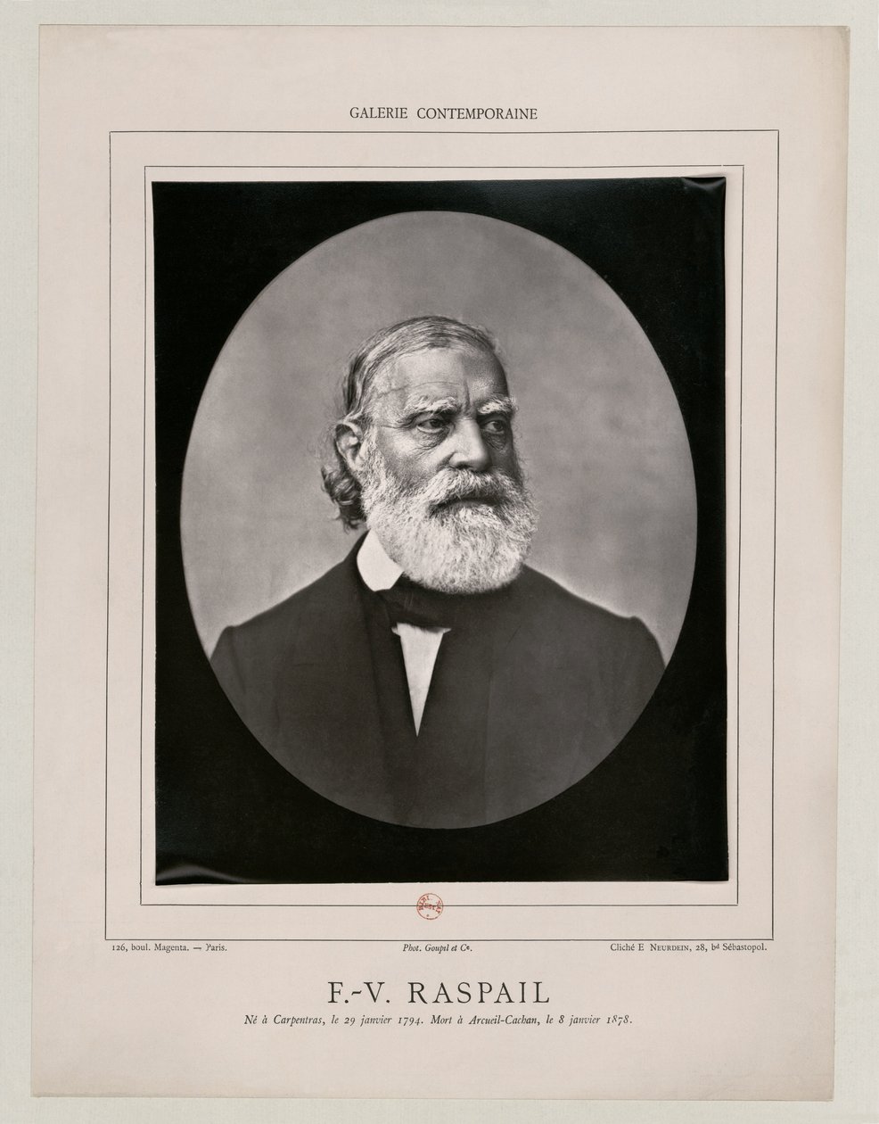 François Vincent Raspail Neurdein BNF Gallica de Etienne Neurdein