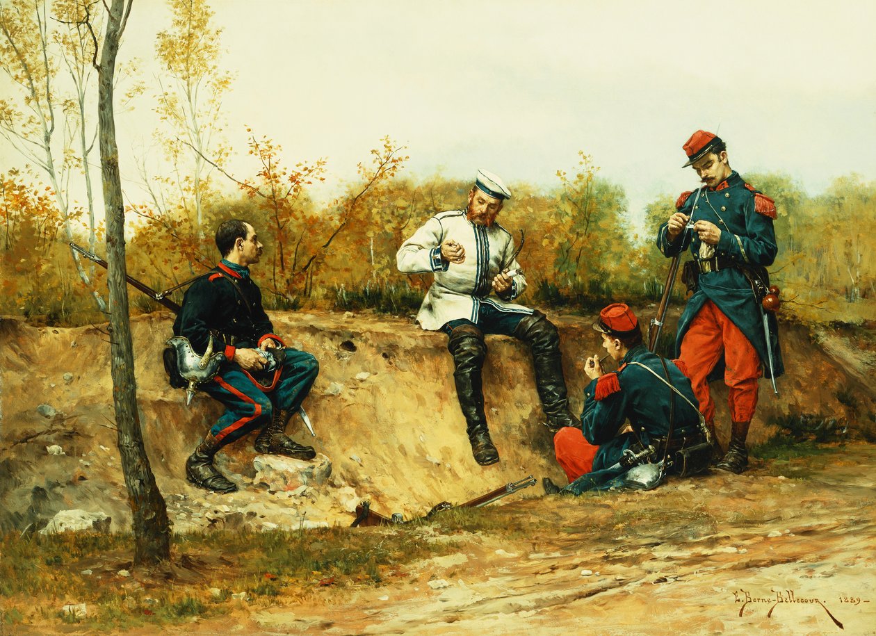 El prisionero, 1889 de Etienne Prosper Berne Bellecour