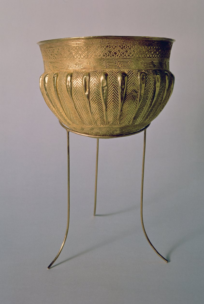 Cuenco, de Palestrina (oro) de Etruscan