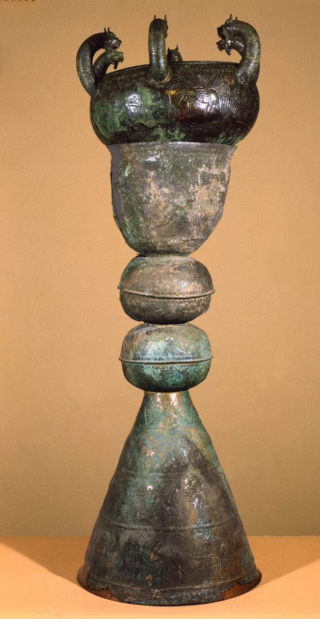 Caldero con cabezas de animales de Cerveteri (bronce) de Etruscan