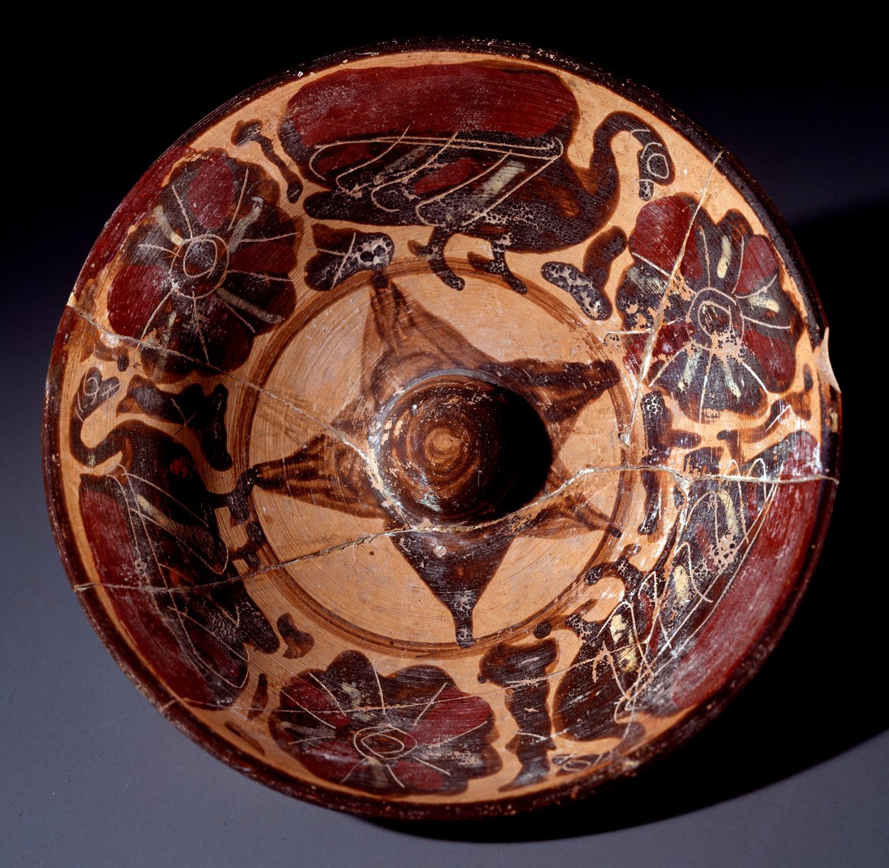 Civilización etrusca: phiale mesomphalos de Etruscan