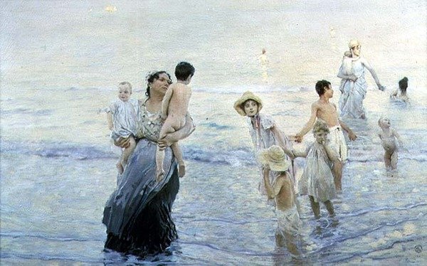 Julio (En la playa) de Ettore Tito