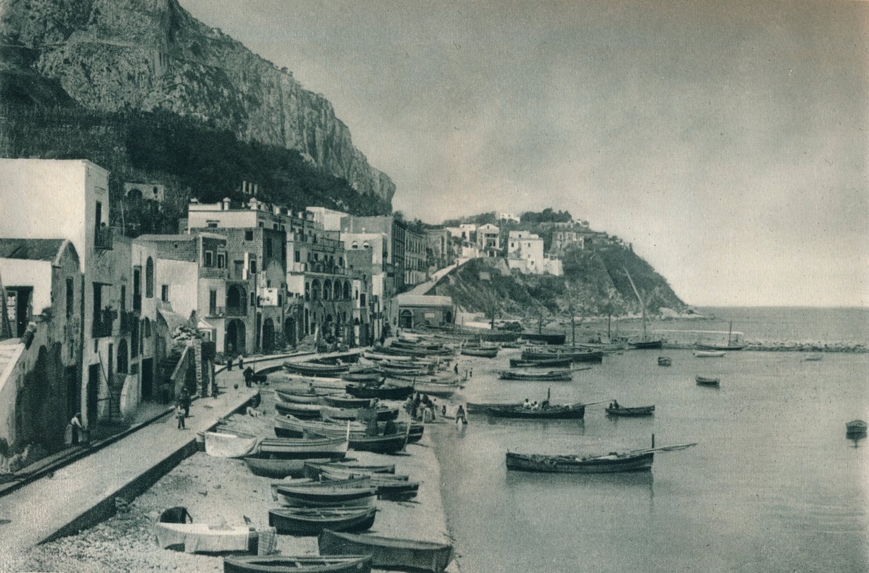 Marina Grande, Capri, Italia, 1927 de Eugen Poppel