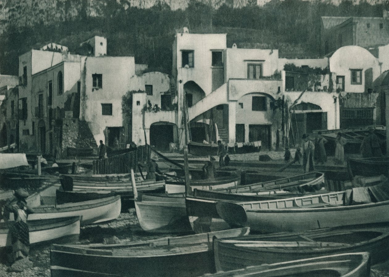 Marina Grande, Capri, Italia, 1927 de Eugen Poppel
