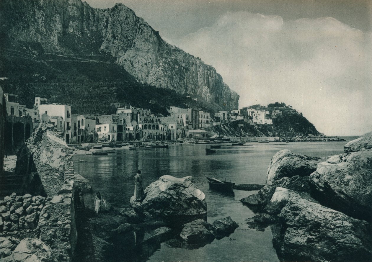 Marina Grande, Capri, Italia, 1927 de Eugen Poppel