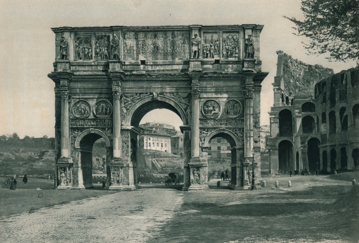 El Arco de Constantino, Roma, Italia, 1927 de Eugen Poppel