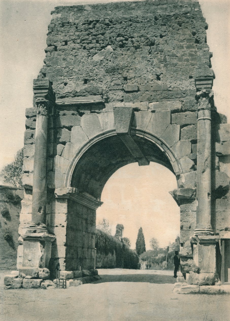 El Arco de Druso, Roma, c1926 1927 de Eugen Poppel