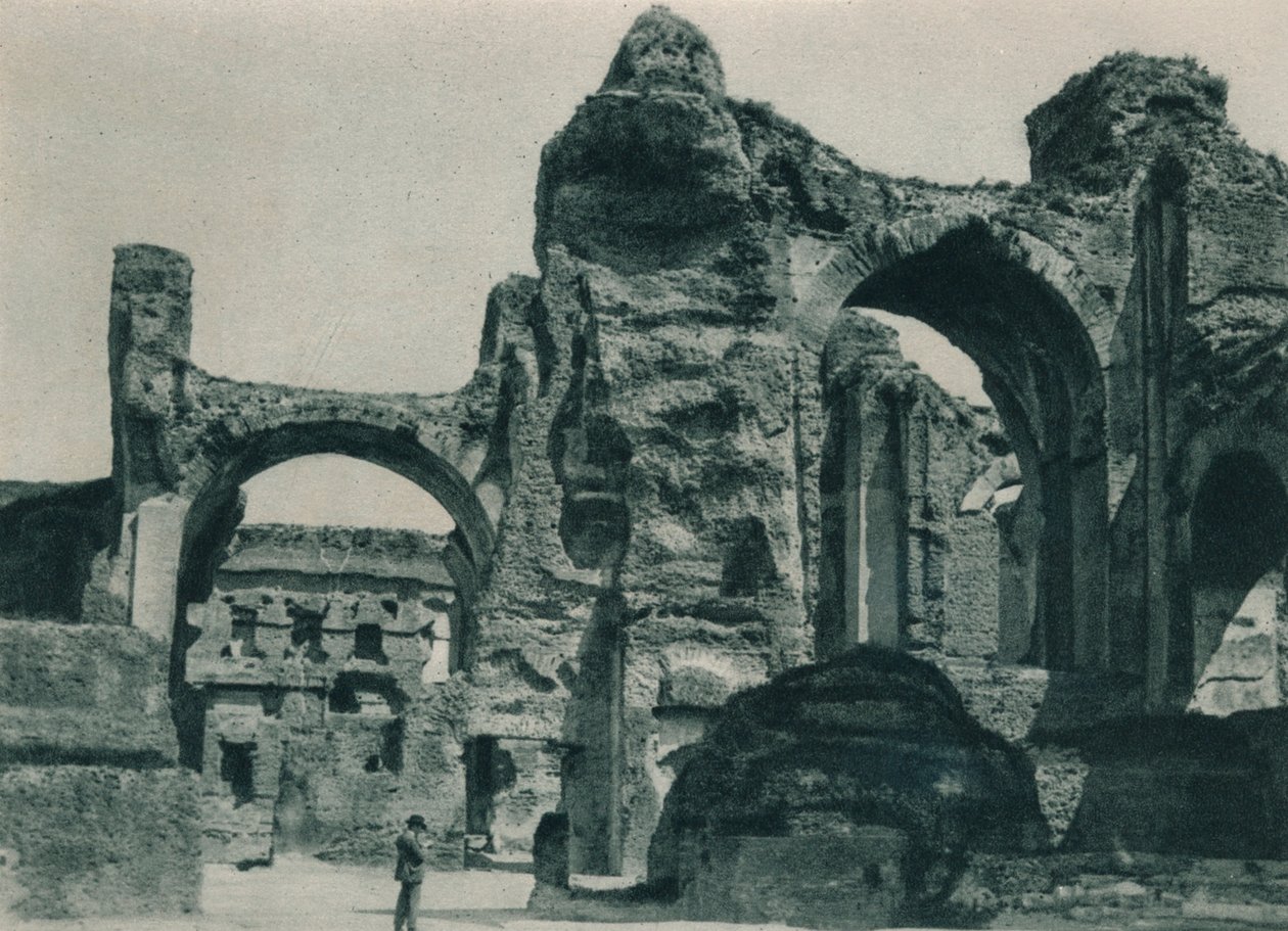 Los Baños de Caracalla, Roma, Italia, 1927 de Eugen Poppel
