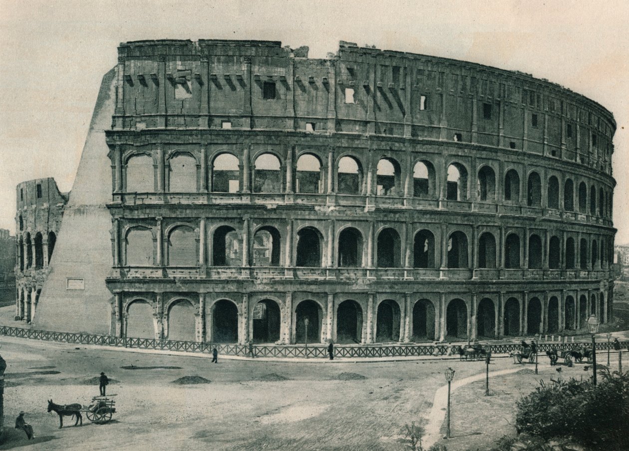 El Coliseo, Roma, Italia, 1927 de Eugen Poppel