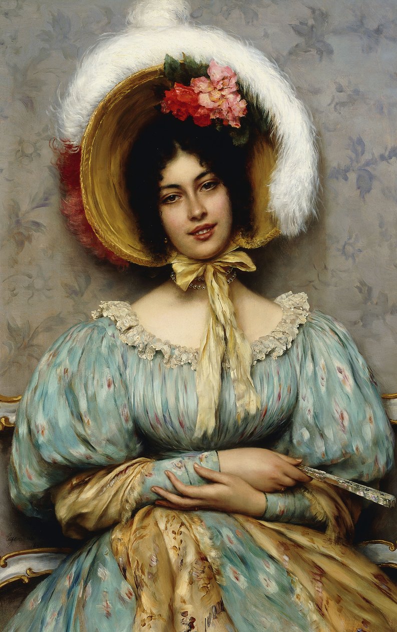 En la ópera, 1899 de Eugen von Blaas