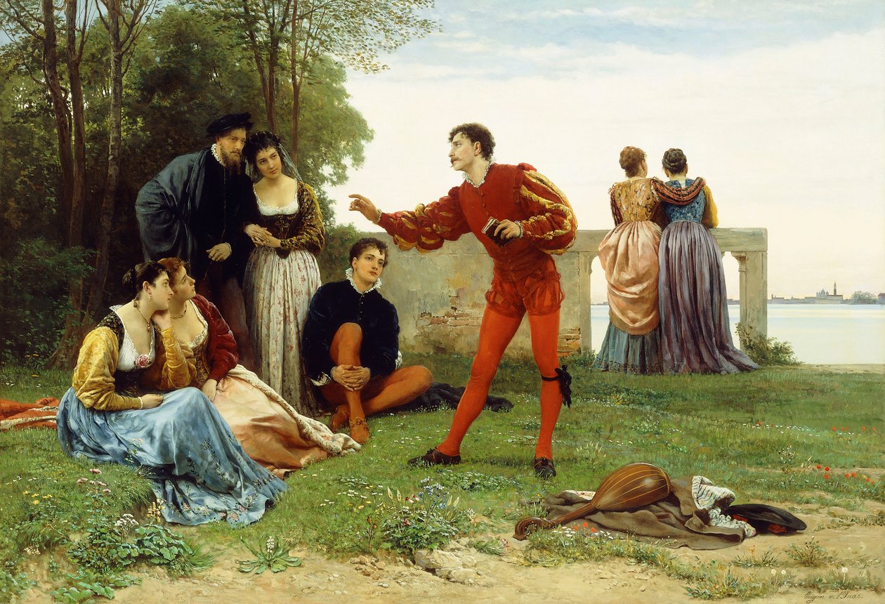 El recital de Eugen von Blaas