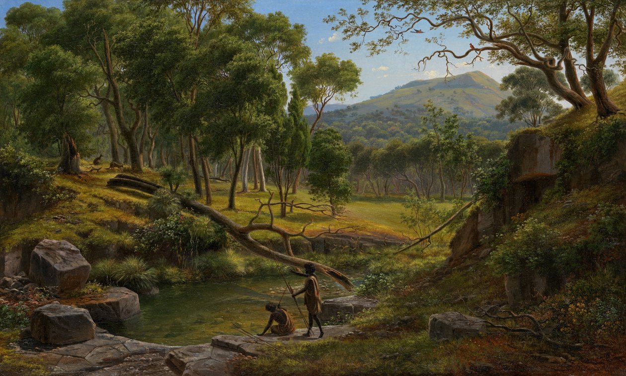 Colinas de Warrenheip cerca de Ballarat de Eugene von Guérard