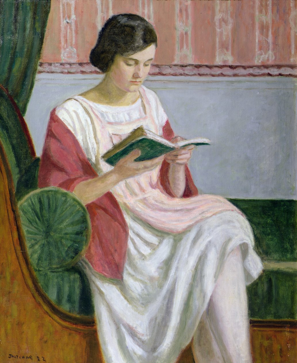 Teresa leyendo, 1922 de Eugene Antoine Durenne