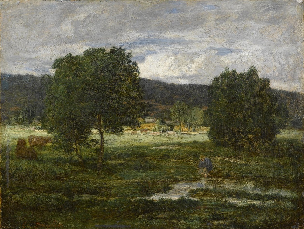 Paisaje boscoso de Eugene Louis Boudin