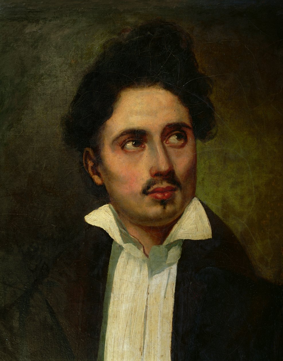 Alexandre Dumas Padre (1803-70) como un joven, c.1825-30 de Ferdinand Victor Eugene Delacroix
