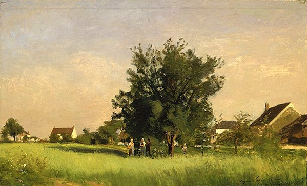 Paisaje de Eugene Antoine Samuel Lavieille