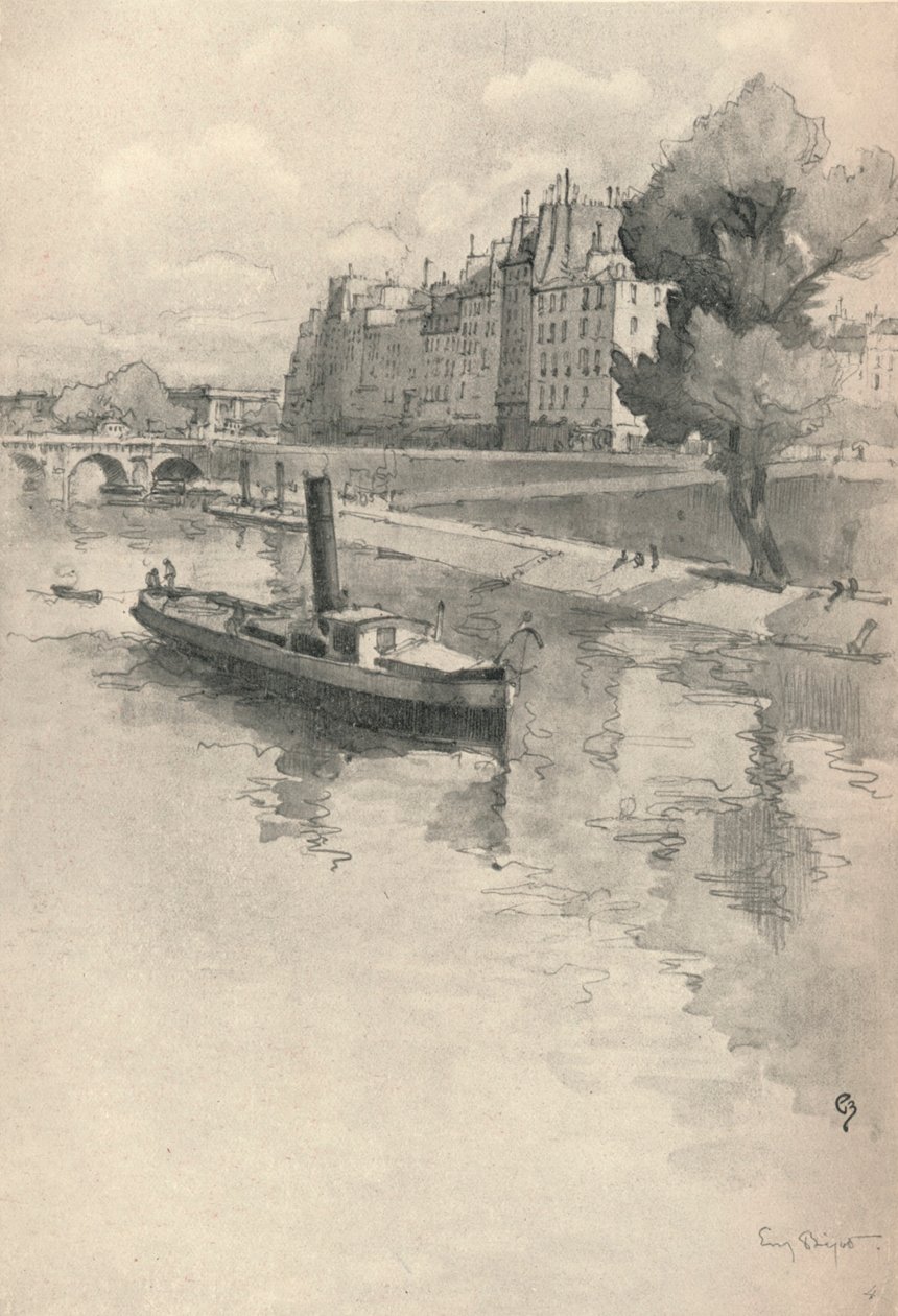 Le Quai des Orfèvres, 1915 de Eugene Bejot