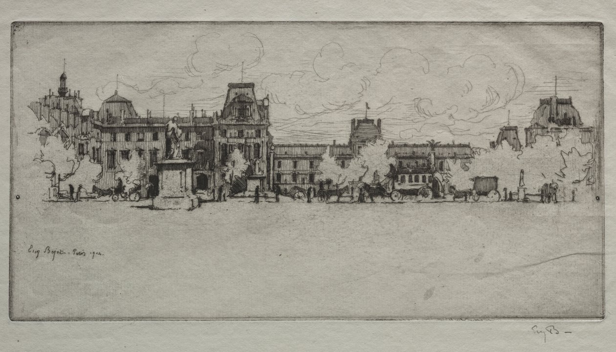 Les Tuileries de Eugene Bejot