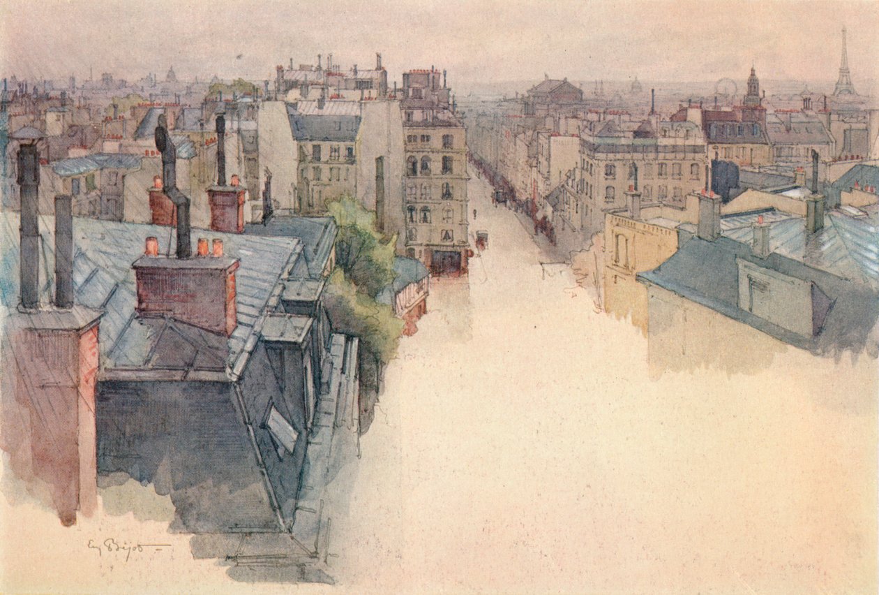 París visto desde Montmartre, 1915 de Eugene Bejot