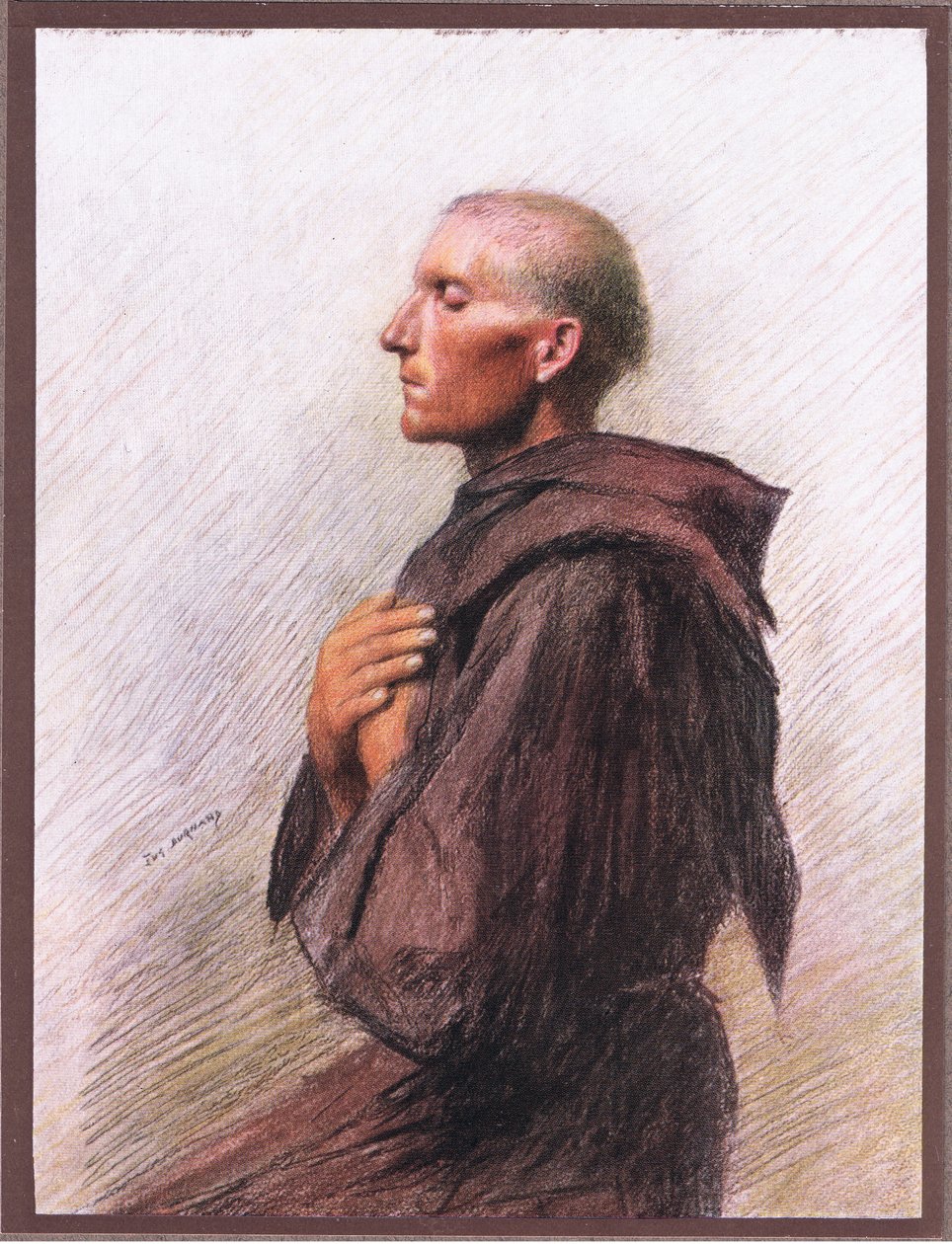 Fray Burnard de Quintavelle de Eugene Burnand