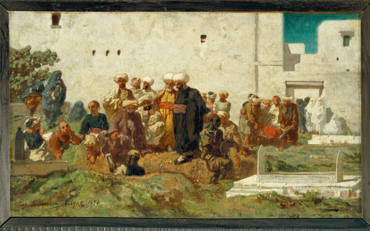 Enterrement maure - un funeral morisco ... de Eugène Fromentin