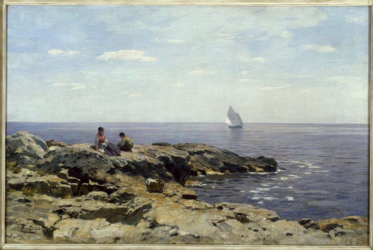 En la costa de Eugene Gustav Dücker