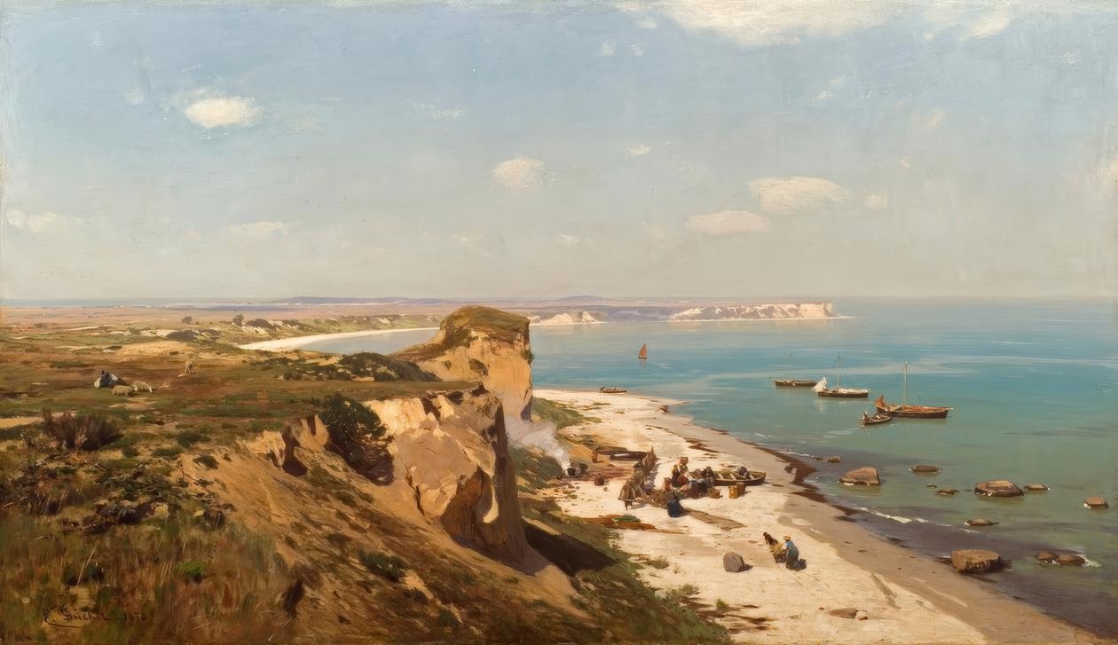 E. Dücker, costa del Báltico de Eugene Gustav Dücker
