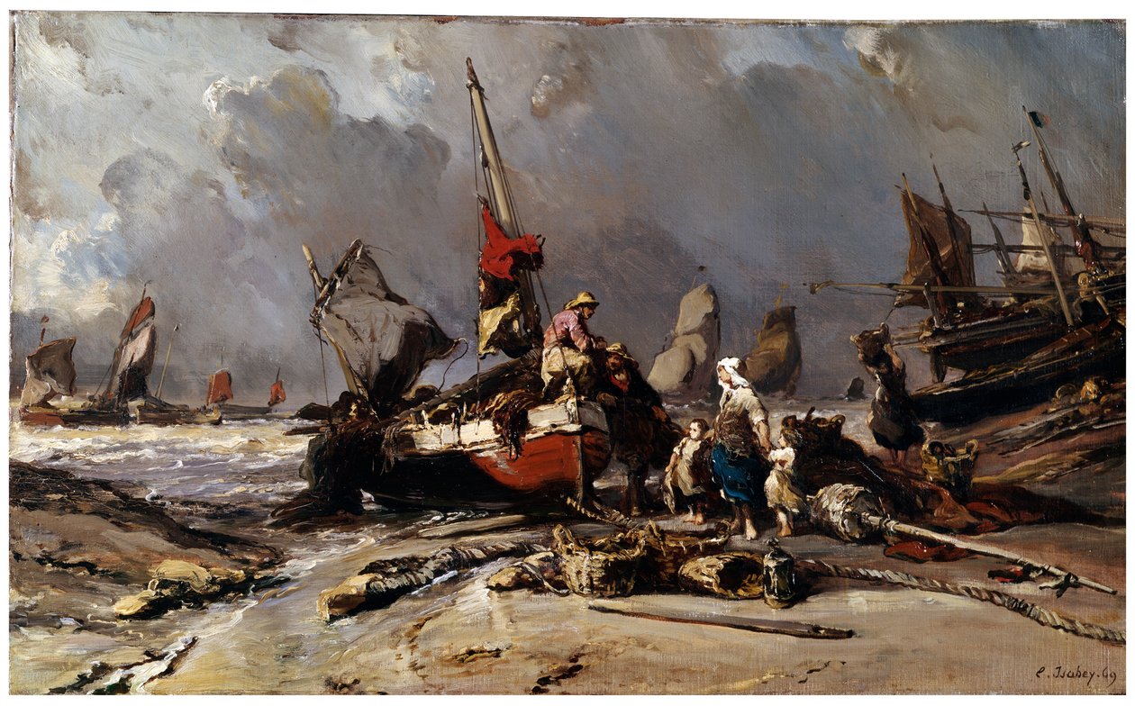 Después de la tormenta, 1869 de Eugene Isabey