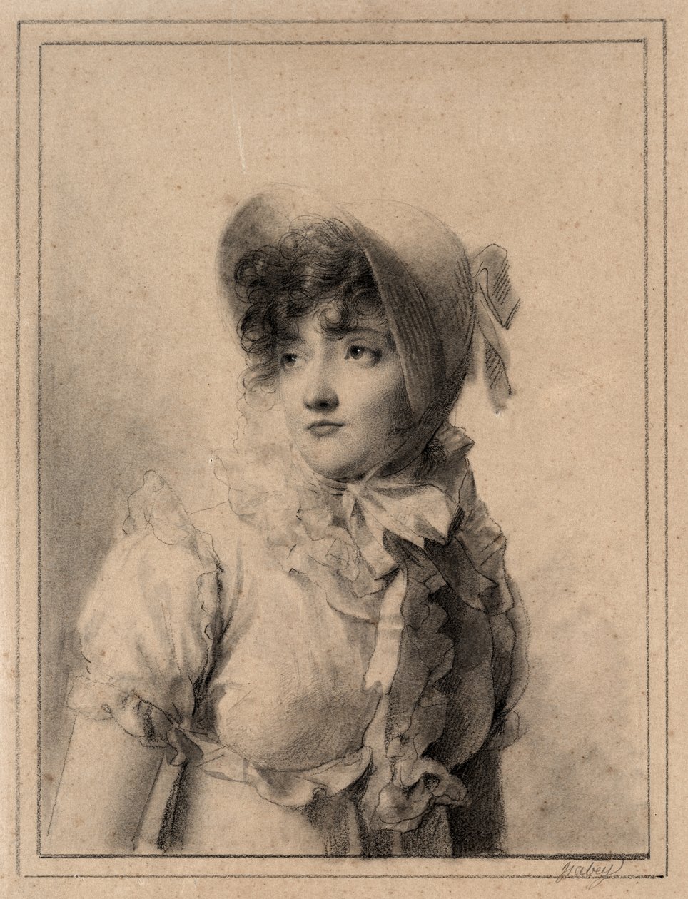 Portrait of Comtesse Starjinska de Eugene Isabey
