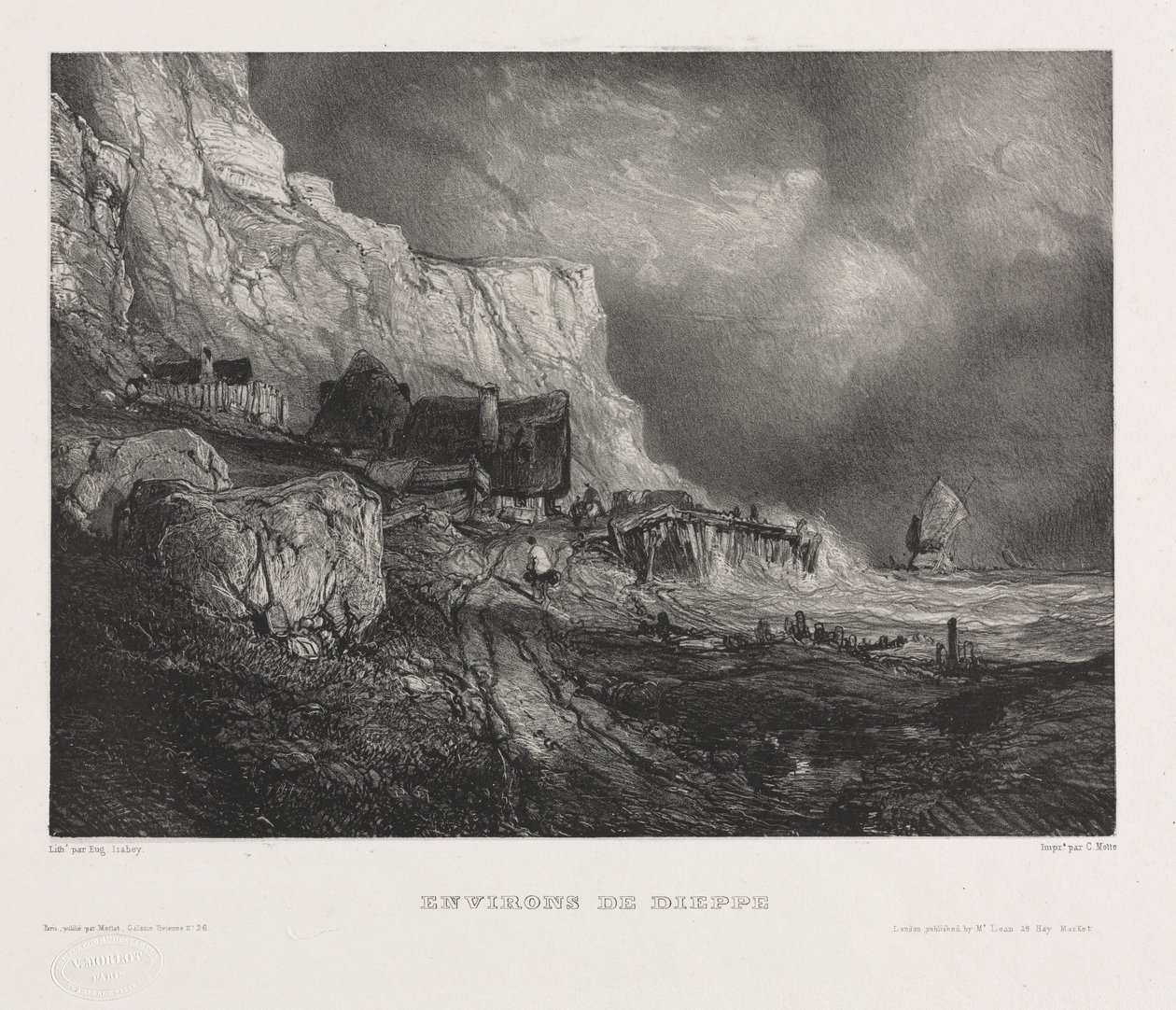 Seis marines, 1833 de Eugene Isabey