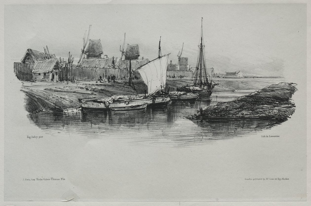 Recuerdos: Banco del canal de Eugene Isabey