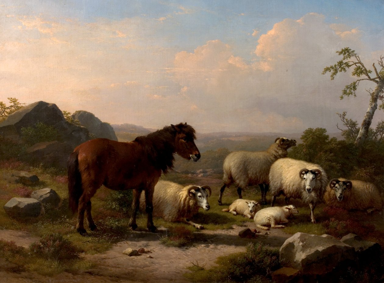 Buenos amigos de Eugene Joseph Verboeckhoven
