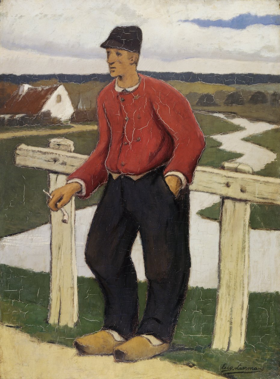 Joven agricultor de Eugene Laermans